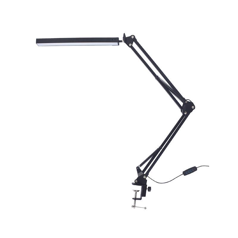 LED Foldable Long Arm Nail Lamp & Eye-Protection Desk Light for Reading & Bedside
