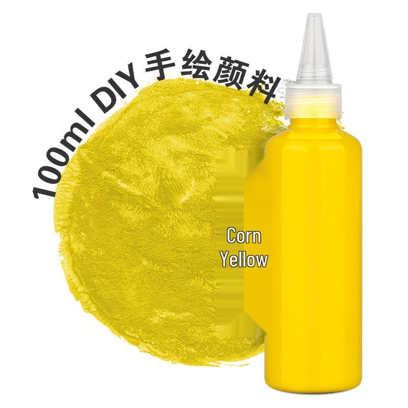 100ml Waterproof Acrylic Paint Set for Children s DIY Projects & Plaster Dolls. 100ml Pointed Cap