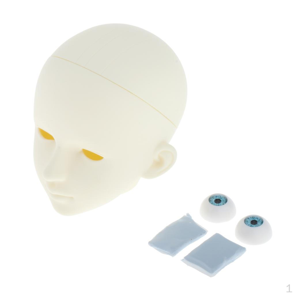 

/3 Кукольные части тела diy Custom Head Eyes Blue Eyes