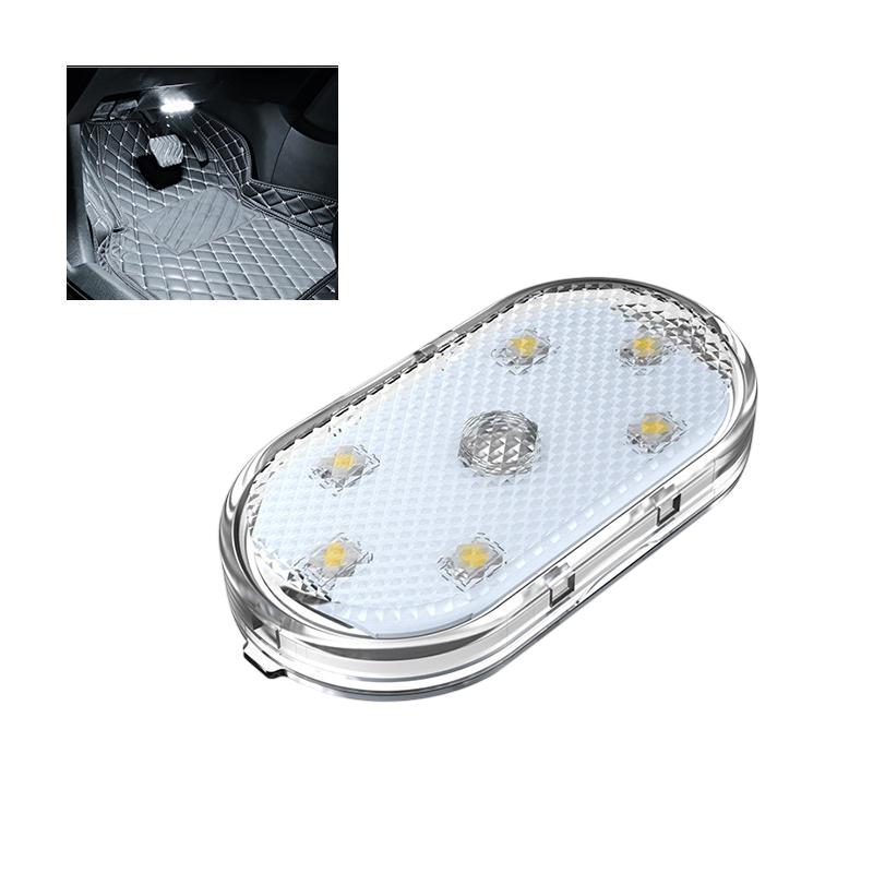 

Automotive Atmosphere Lighting Foot Atmosphere Wiring Free Led Wireless Magnetic Suction Lighting A6