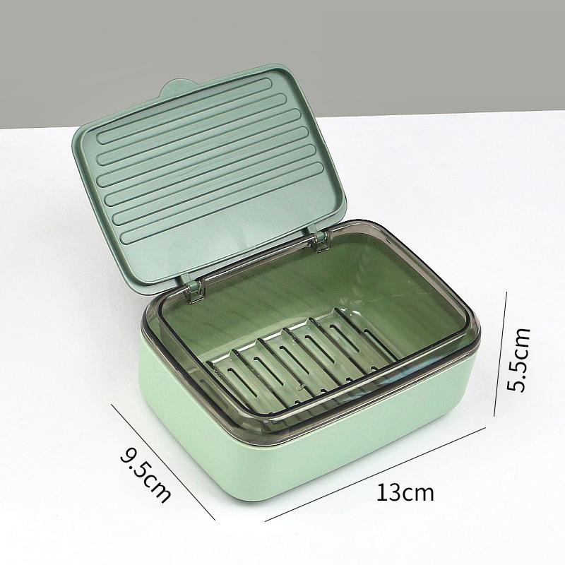 Soap Box With Cover Drain Travel Sealed Box With Cover Portable Soap Holder Portable Outdoor Travel Soap Case With Cover New