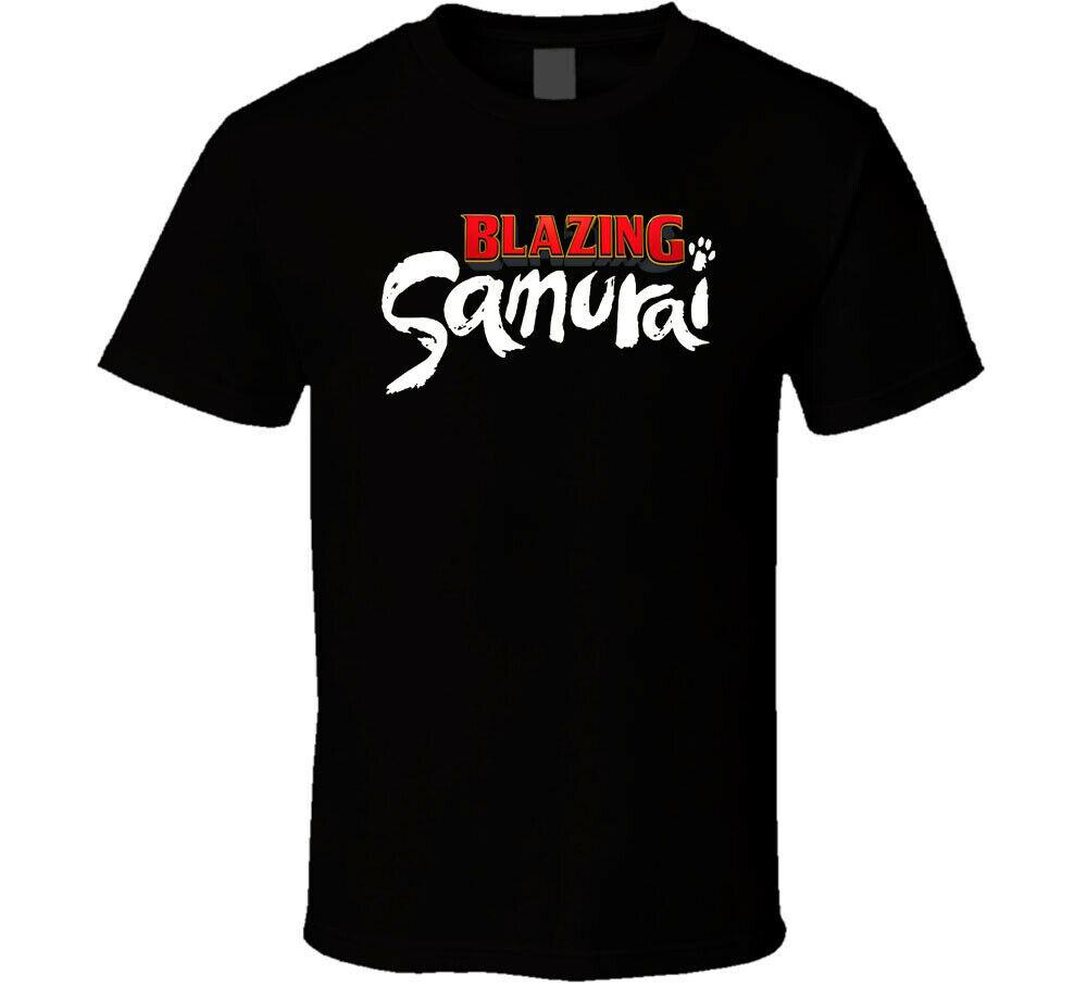 Blazing Samurai movie funny t shirt Men hirt 3 XL