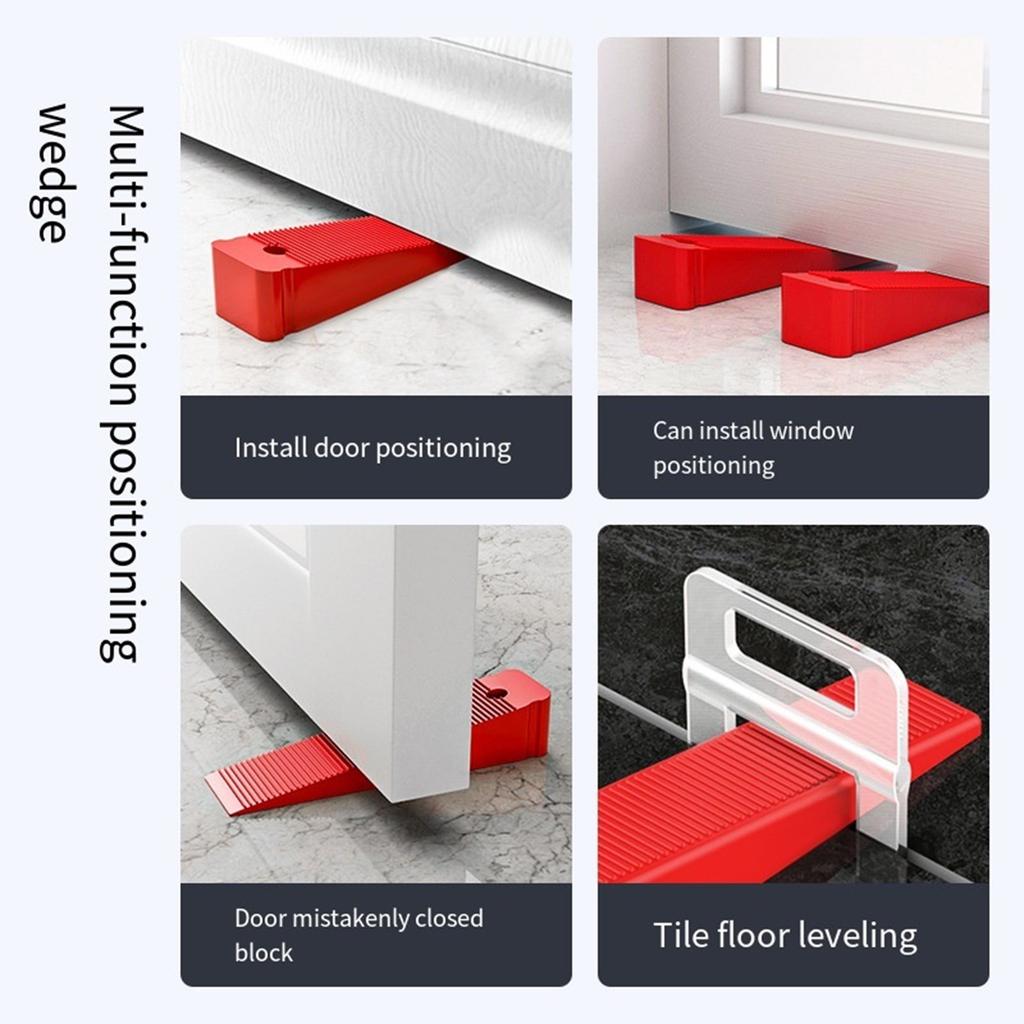 Praktisches Nivellierkeil-Set aus Kunststoff für die präzise Tür- und Fenstermontage, zur Verbesserung der Stabilität und Effizienz