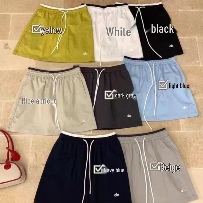 

New Women s Summer A-Line Mini Skirt - Quick-Drying, Elastic Waist, Drawstring, Slimming, Casual 2025 Design L (54-59kg)