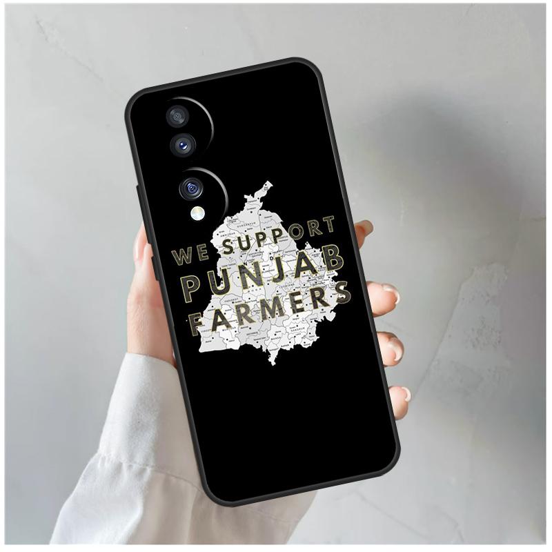 Punjab Map Outline For Honor Magic 8 5 6 7 Pro Case For Honor 200 400 70 90 Lite X8c X8b X9a X9b X9c X9d Win RT