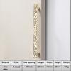 Retro Zinc Zinc Zinc Alloy Furniture Door Knob Unique Line Design Cabinet Handle  Drawer