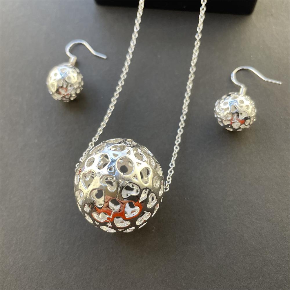 Set Colier cu Pandantiv Lingling din Cupru pentru Tenis și Cercei Accesorii