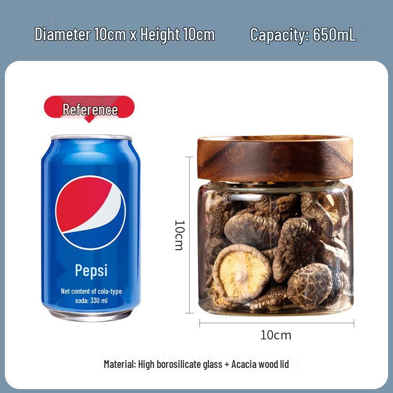 High-Quality Glass Sealed Kitchen Jar for Grains, Cereals, and Pickling