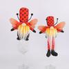 Ladybug Gnome Faceless Doll Decorations Kitchen Tiered Tray Decors for Farmhouses
