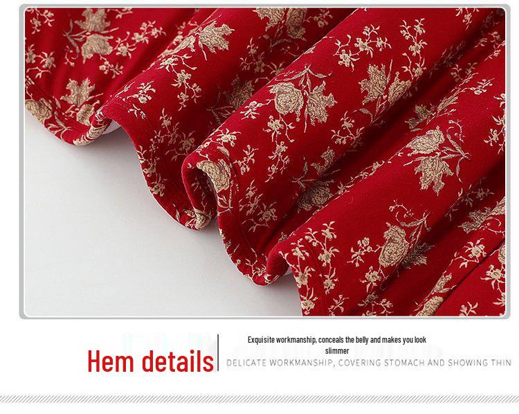 Chinese Style Velvet Cotton Jacket for Middle-Aged and Elderly Women - Retro Autumn/Winter Warm Outerwear
