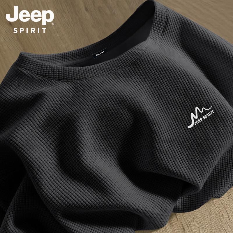 

Мужская свободная футболка с вафельной текстурой и круглым вырезом JEEP SPIRIT XL