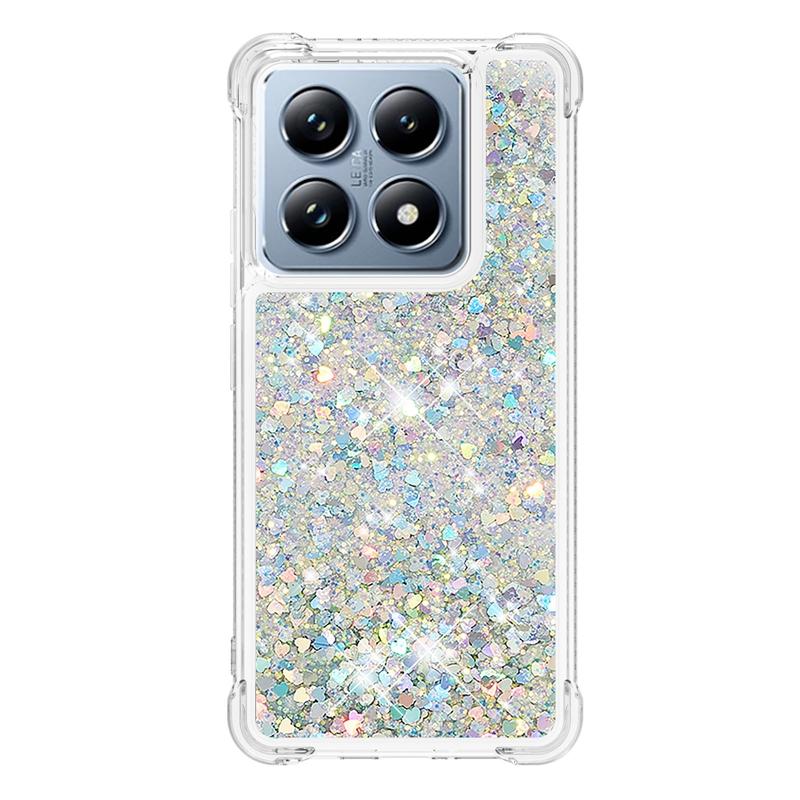Coque 14T Pro sur Pour Fundas Xiaomi 14T Pro Coque Paillettes Bling Dynamique Liquide Pour Xiomi Xiaomi14T 14TPro Étuis de Téléphone Fundas
