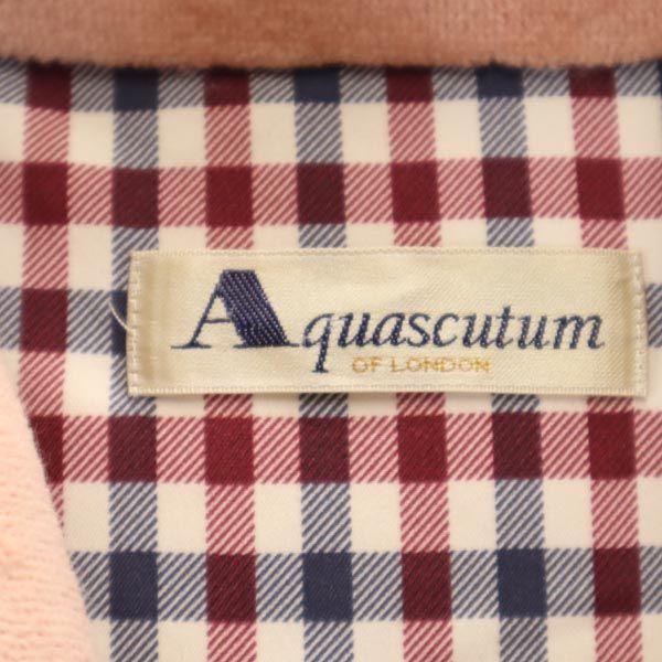 Aquascutum Down Vest M~L Pink Room Wear Chanchanko Men's Used