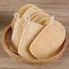 6 Stück Natürliche Luffa Peeling-Schwämme - Sanfter Körperpeeling-Schwamm für Dusche & Bad, Bambusfaser-Reinigungspads