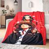 Luffy D and Nico Robin Print Blanket Warm Comfortable Flannel Blanket Suitable for Bedrooms,Sofas, Beds,Chairs,Travel -QIAO52