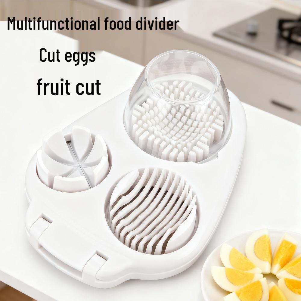 Affettatrice Multifunzionale 3-in-1 per Uova, Formaggio e Frutta