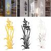 Kreativer Abnehmbarer Blume Spiegel Aufkleber Selbstklebend Orchidee Floral Wanddekoration Wasserdicht 3D Dekorativer Aufkleber Schlafzimmer