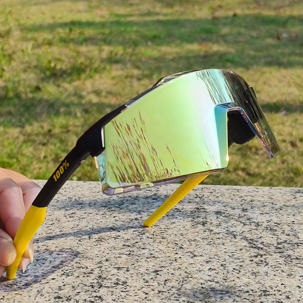 100%Bicycle Glasses, Windproof Transparent Ski Goggles, Sunglasses, UV Protection Goggles