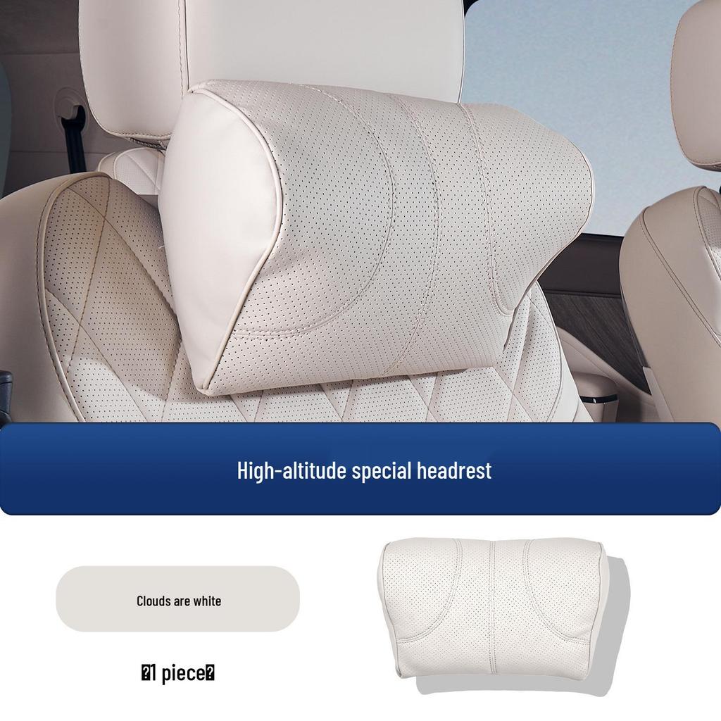 Compatible Wey Gaoshan 7/8/9 Headrest & Lumbar Support Pillow for Car Interior Neck Protection