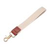 Wrist Lane Yard Keychain 200mm Blade Strap Gold Buckle Keychain Unisex for Car ID Beige [uxcell] Keys, Cards, Wallets,