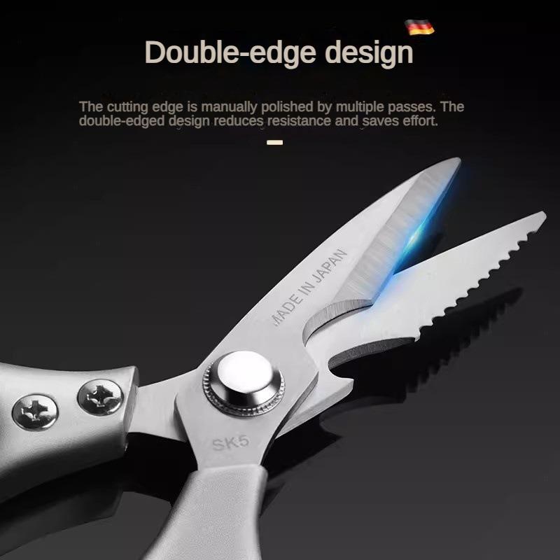 1p SK5 Style Strong Kitchen Scissors Household Multi-Functional Stainless Steel Scissor Barbecue Dedicated Chicken Bone Scissors