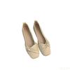 Fashion Low heeled flat sole single shoes for women versatile simple comfortable daily commuting gentle shoes for women single shoes