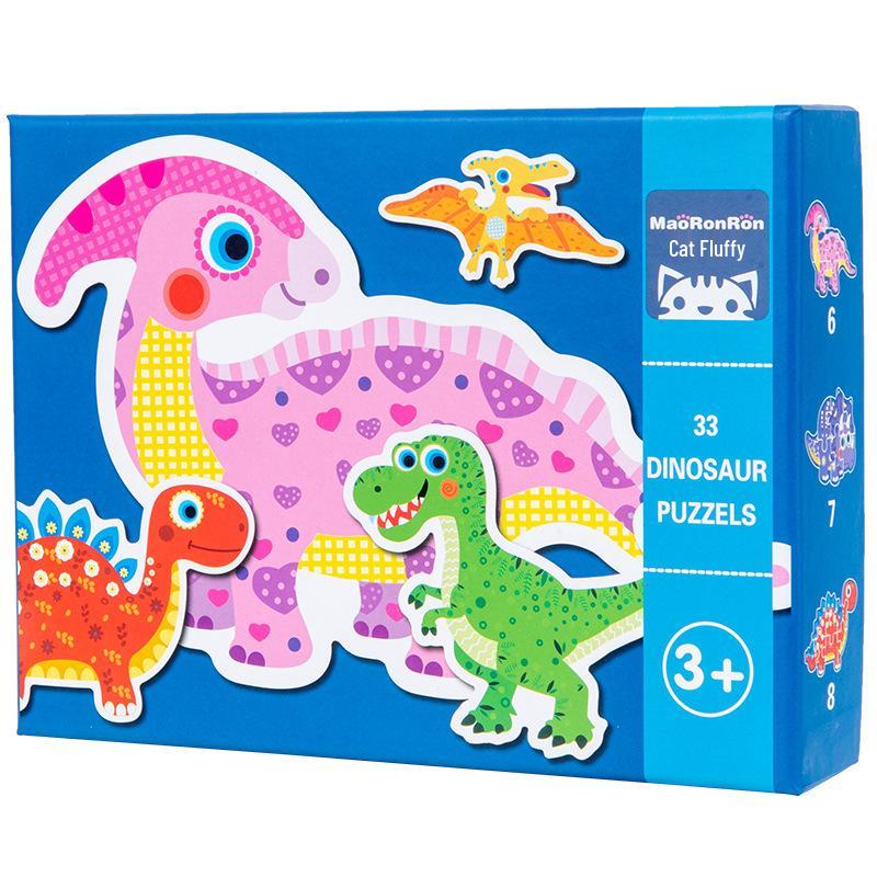 Children s Educational Wooden Puzzle Board: Animal & Transportation Figures for Early Learning