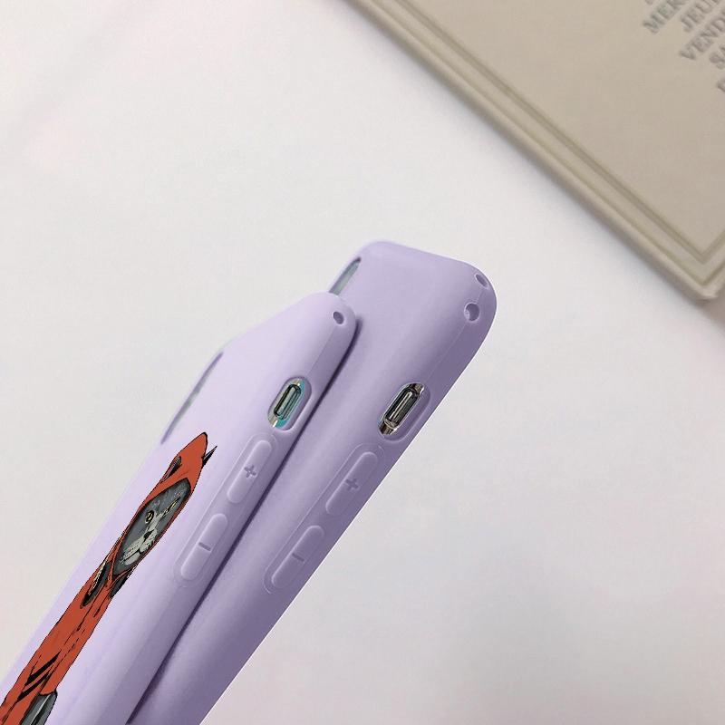 Cool Cat Soft Silicone Case For Xiaomi Redmi Note 13 Pro 13C 14 Poco C65 Samsung A55 A35 A34 M35 S24 iPhone Huawei Honor 200 Realme Shockproof Cover