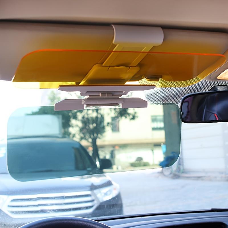 Car Anti-Glare Sun Visor Mirror Driver Eye Protection Day Night Use Button Sunshade Shield