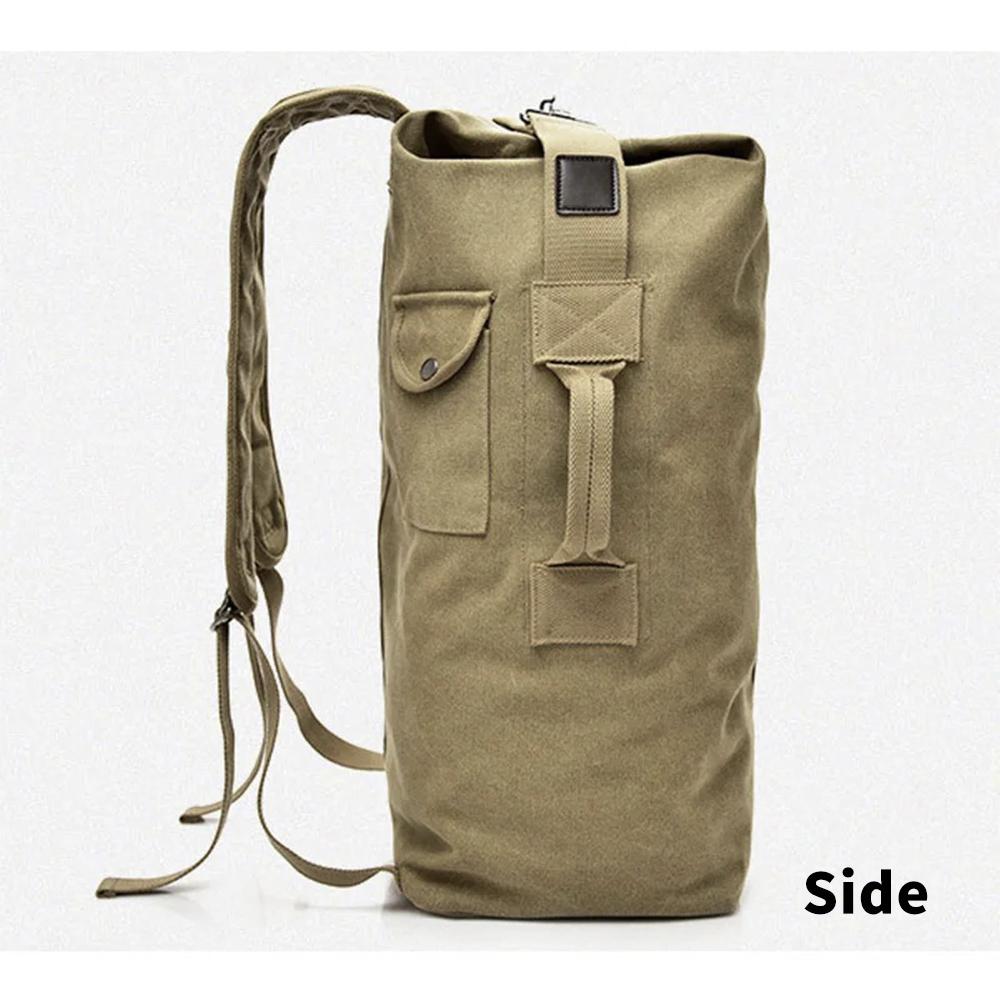 Large Travel Climbing Bag  Backpack Women Bags Canvas Bucket Bag Shoulder Sports Bag Male Outdoor