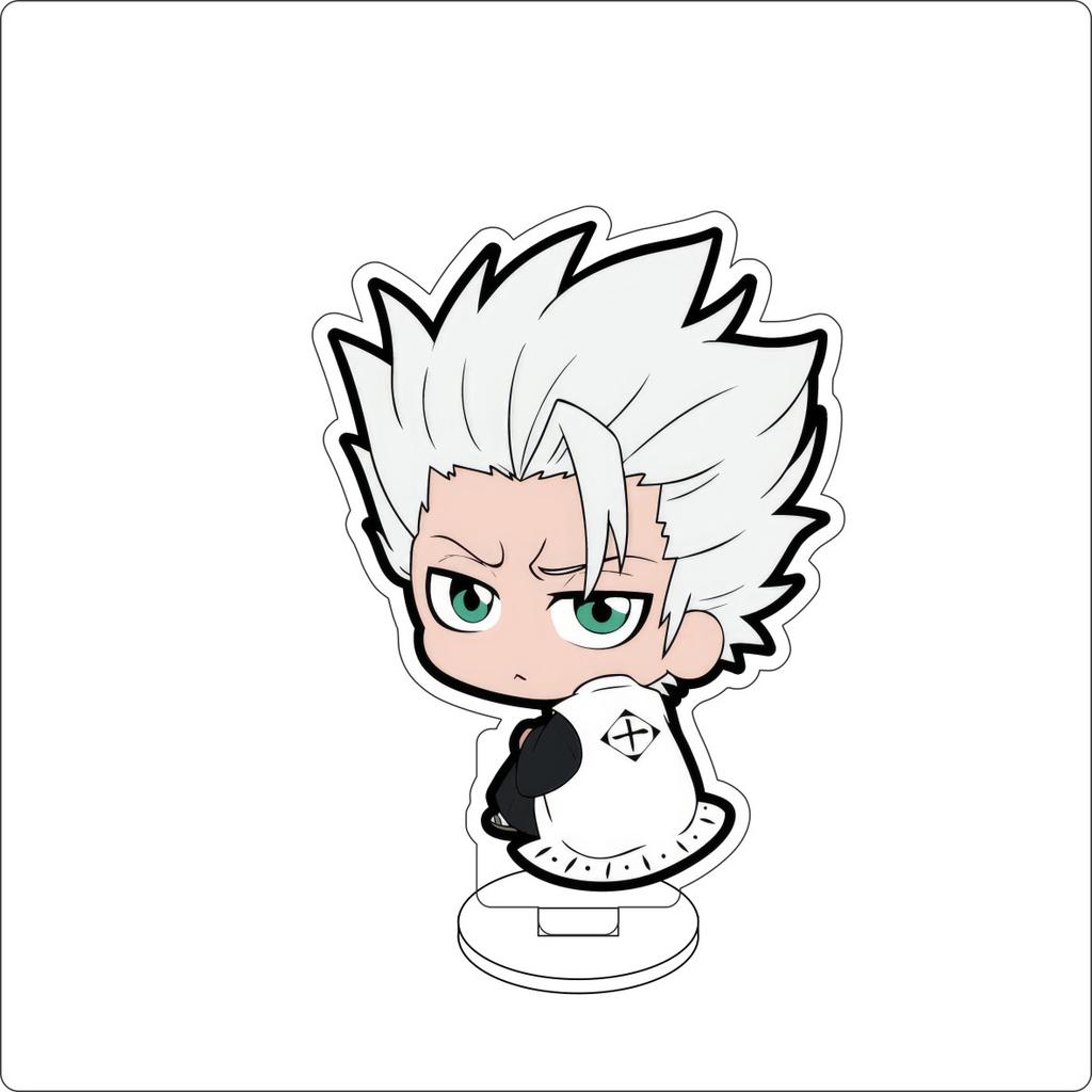10CM Anime BLEACH Figure Stand Model Grimmjow Jaegerjaques/Urahara Kisuke/Kurosaki Ichigo Cute Desk Decor Standing Sign Gifts