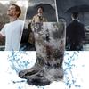 Thickened rain shoes men's tall water shoes mining camouflage rain boots long rubber shoes high quality waterproof