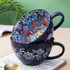 Czeski ceramiczny kubek śniadaniowy o wysokiej jakości wyglądu, kubek owsiany o dużej pojemności, kubek na wodę, kubek do kawy i mleka do mikrofalówki