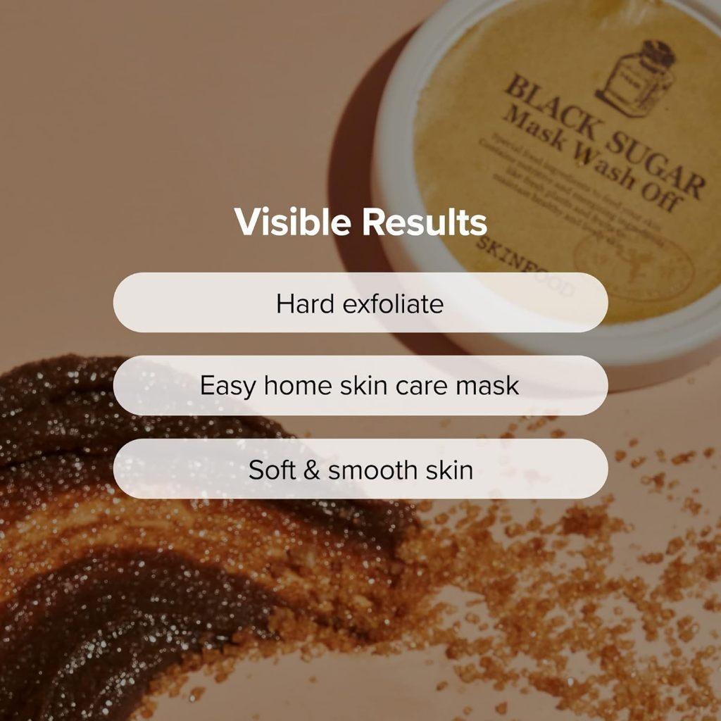 SKIN FOOD Black Sugar Mask Wash Off 4.05 fl. oz.(120g)