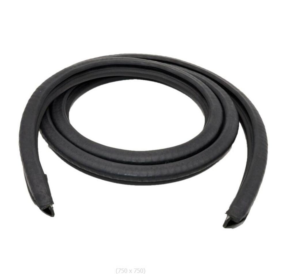

2pcs Car Door B Pillar Metal Seal Strip Noise Insulation