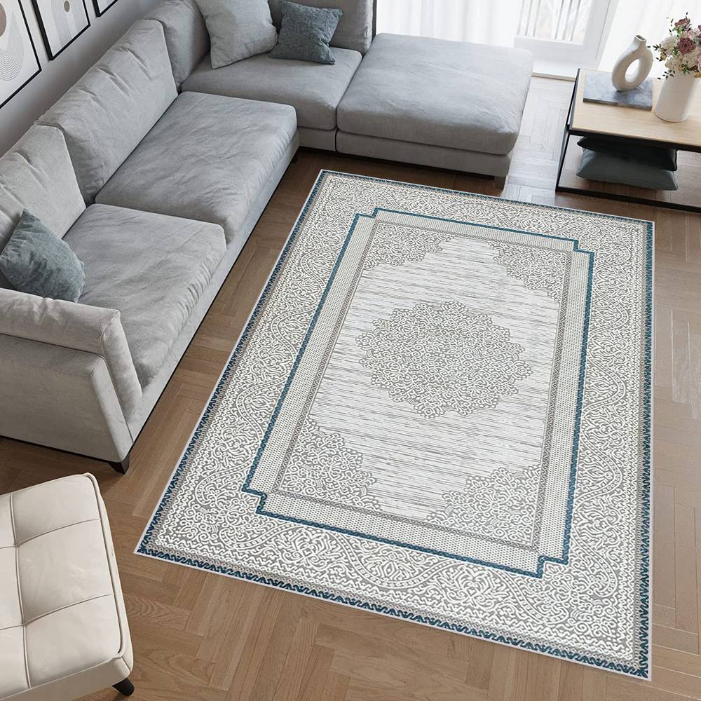 

Rovigo Home Моющийся ковер с принтом RVG0772 50x80 серый