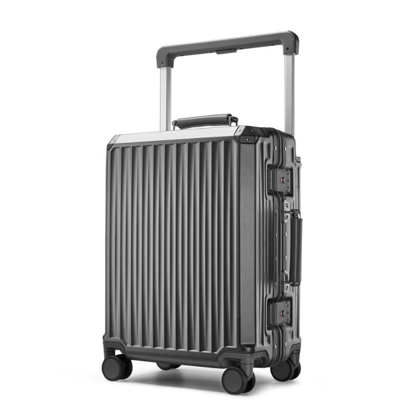 Unisex Aluminum Frame Carry-on Luggage