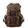 Vintage Canvas Backpacks for Men Laptop Daypacks Waterproof Rucksacks Large Waxed Mountaineering Travel Pack Vintage Backpack