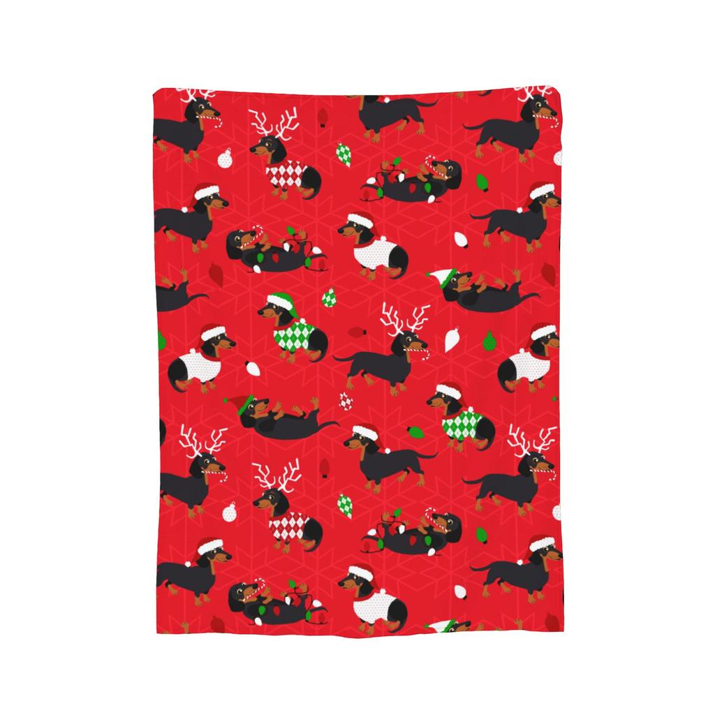 Christmas Cats Blankets Fleece  Winter  Multi-function Lightweight Throw Blankets for Bedding Car Rug Piece