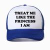 Treat Me Like The Princess I Am Letters Printed Baseball Cap Womens Harajuku 90s Fashion Snapback Hat Summer Adjustable Hats