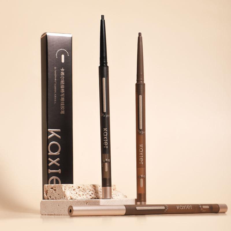 Gel Eyeliner Stift, nicht leicht zu verschmieren, umreißt sanft und natürlich den Schatten des flachen Kopfes