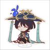 10CM Anime Genshin Impact  Figure Stand Model  Amamiya Wanderer Cute Desk Decor Standing Sign Gifts