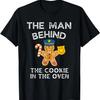 Man Behind The Cookie In The Oven Christmas Police Dad To Be T-Shirt