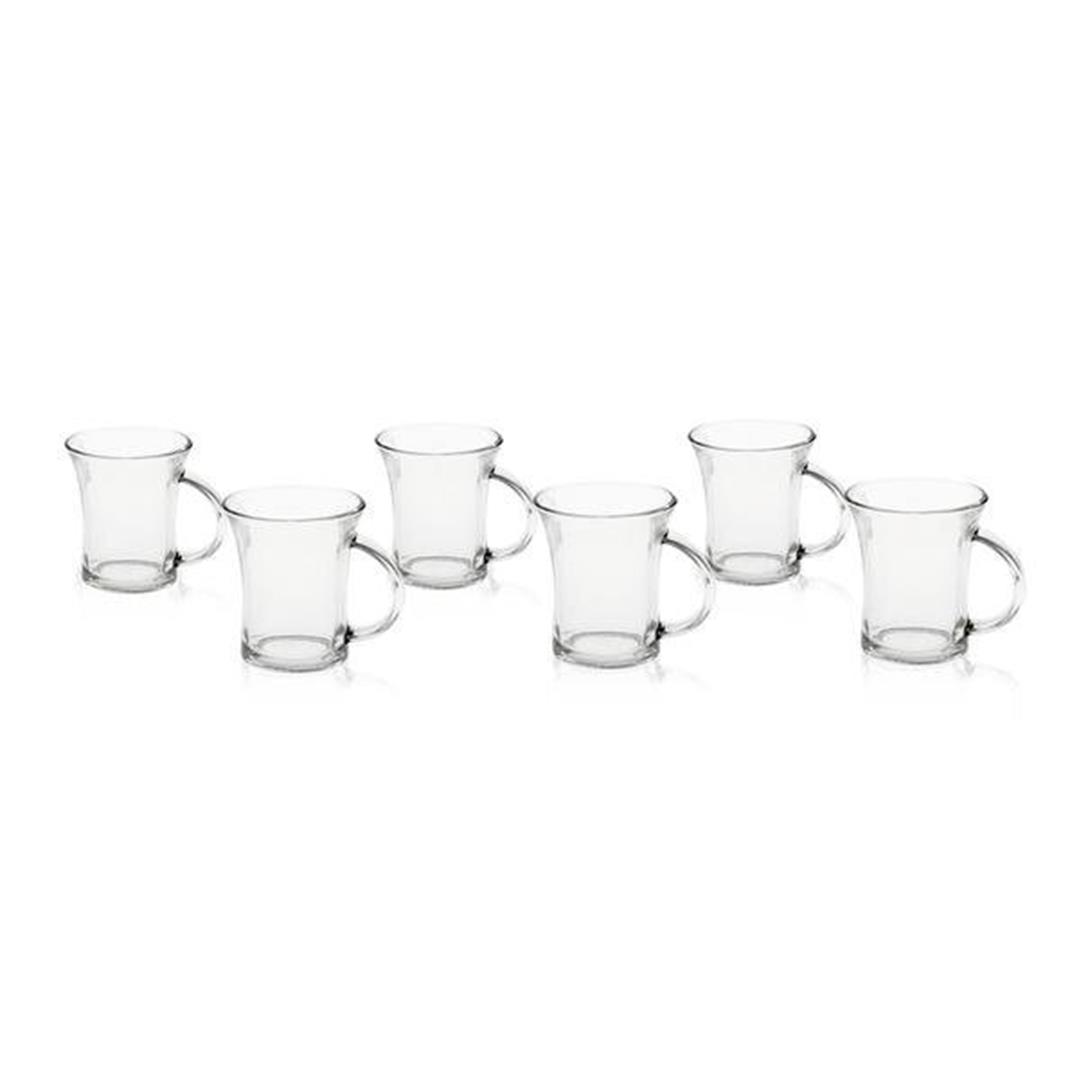 

Чашка для чаю KRD Home Oval 6Piece прозорий