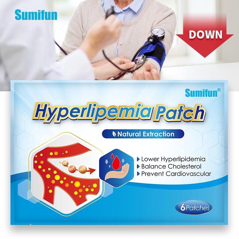 Sumifun Пластырь для здоровья K06401 от гиперлипидемии и для снижения липидов K06401