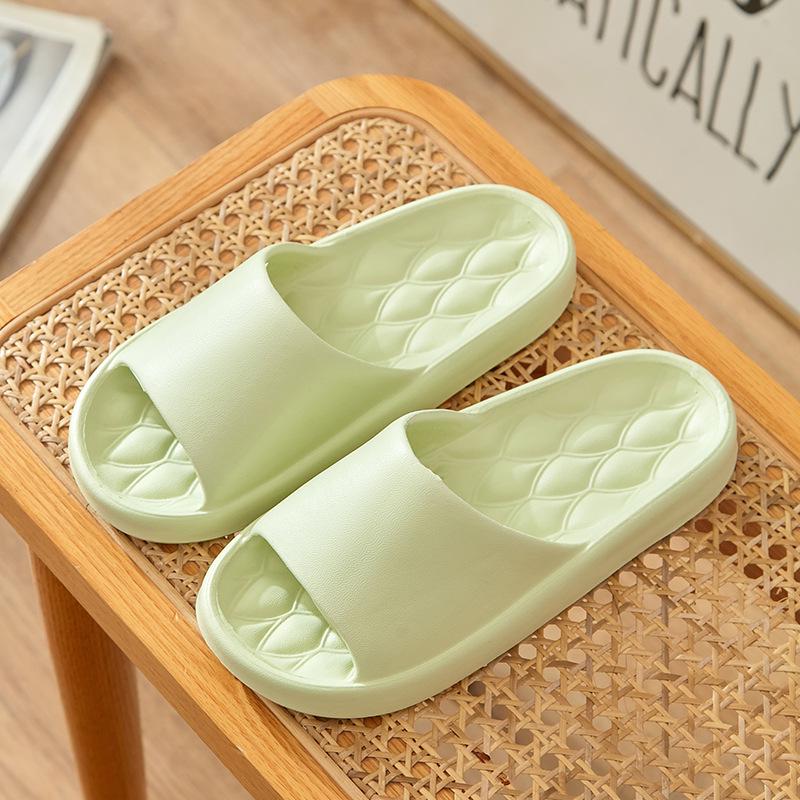 Comfortable Four Seasons Indoor EVA Slippers with Thick Sole - Poop-like Texture, Available for Couples