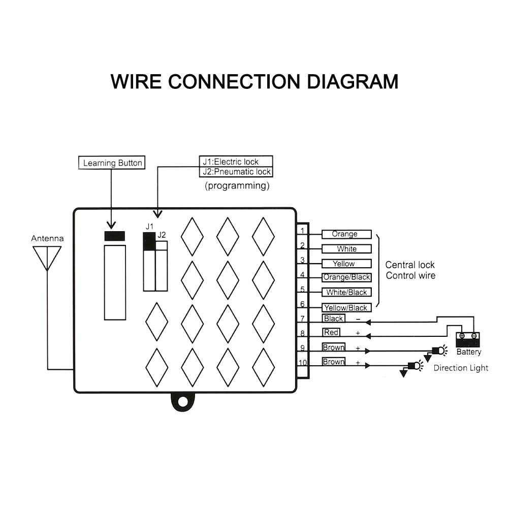 Kit central de telecomandă universală pentru mașină 12V, sistem de blocare a ușii, sistem de intrare fără cheie pentru vehicul cu 2