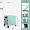 Portable Stair-Climbing Trolley: Folding Cart for Groceries, Camping, and Outdoor Use