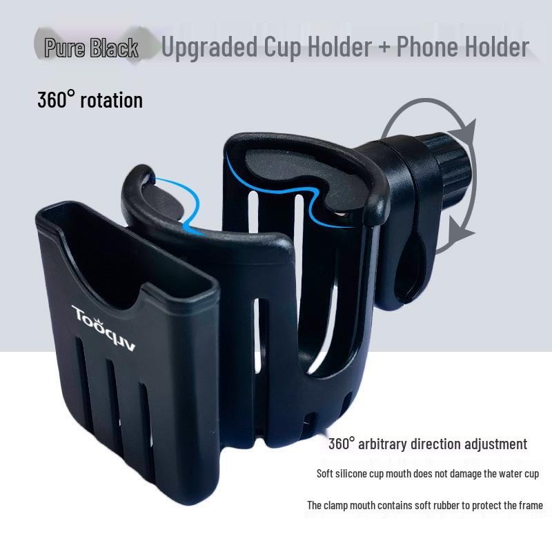 Universal Cup & Phone Holder for Electric Bikes and Vehicles