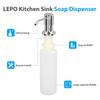 300ml Sink Soap Dispenser Lotion Pump Dispenser 304 Stainless Steel Lotion Dispenser For Kitchen Chromeplate